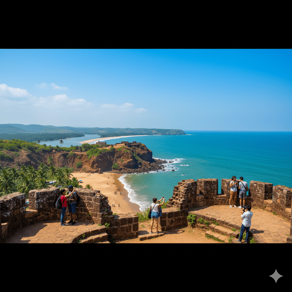 Chapora fort North Goa